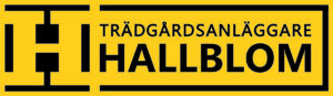 Trädgårdsanläggare Hallblom logotyp