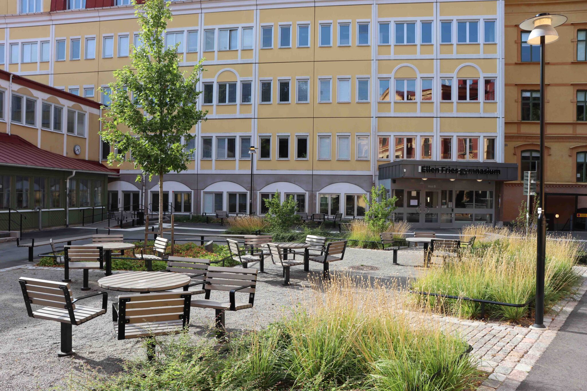 Anläggning vid Ellen Fries gymnasium